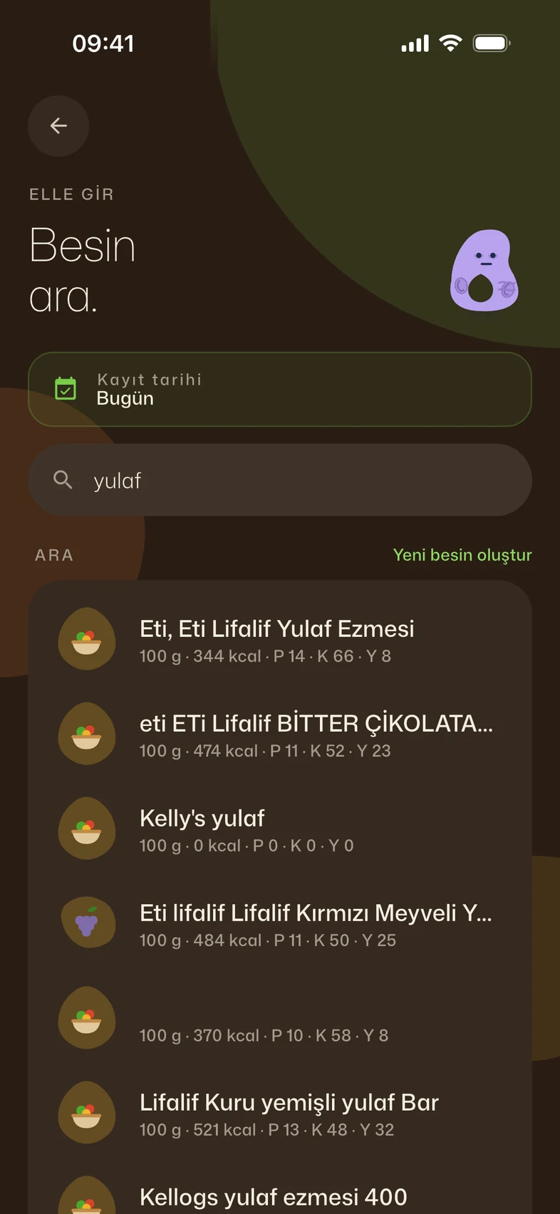 Manuel Giriş ekranı