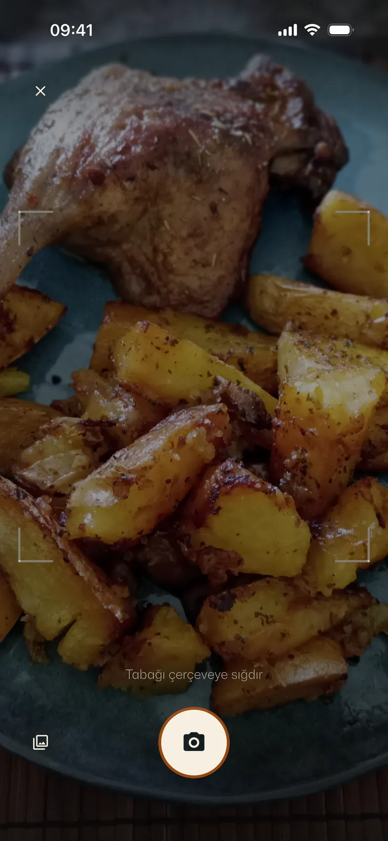 NutriPix fotoğraftan besin analizi ekranı